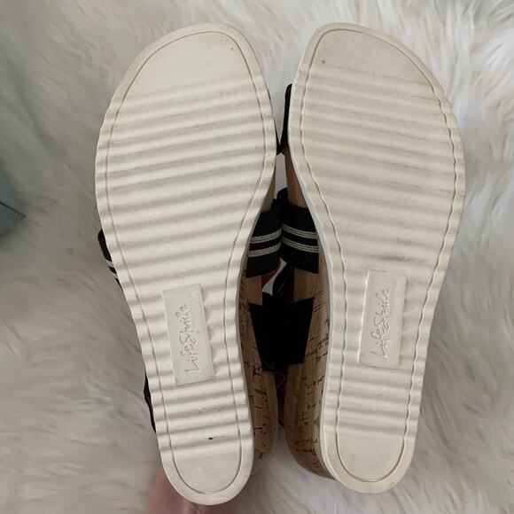 New in Box LifeStride Sunshine Strappy Wedge Heel Sandals - Picture 7 of 10